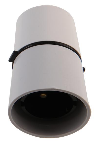 Volex Cord Grip Lamp Holder, Bayonet Cap, White