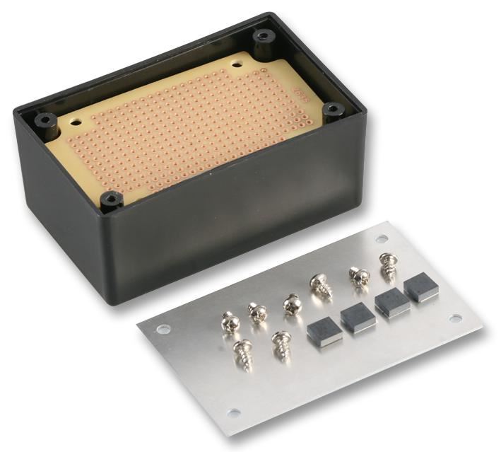 MULTICOMP プロトタイピングボックス アルミ蓋付き 83.5x53.5x35mm