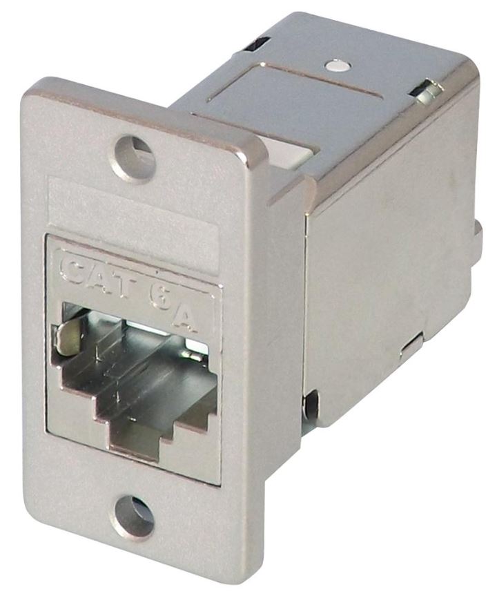 TUK - Soket RJ6a Berkotak Keystone, Pemasangan Panel