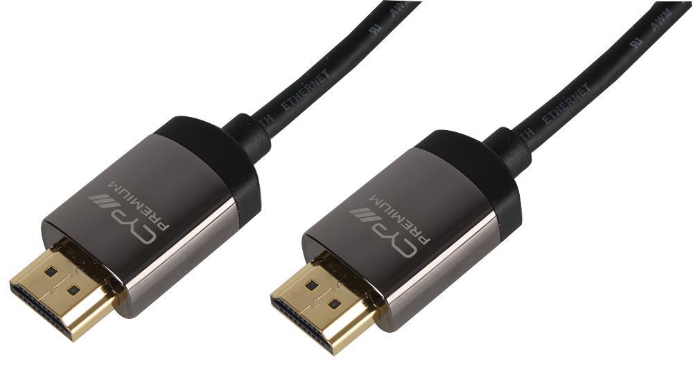 CYP Premium - Cábla HDMI 4K Ardluais le hEitréan, 3m, Dubh