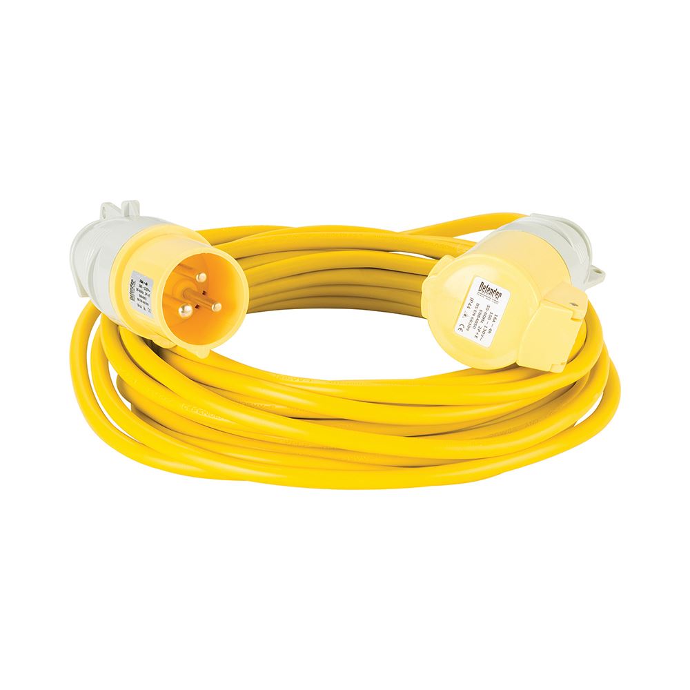 Cabo Solto Defender 1.5mm² Amarelo, 110V, 10m