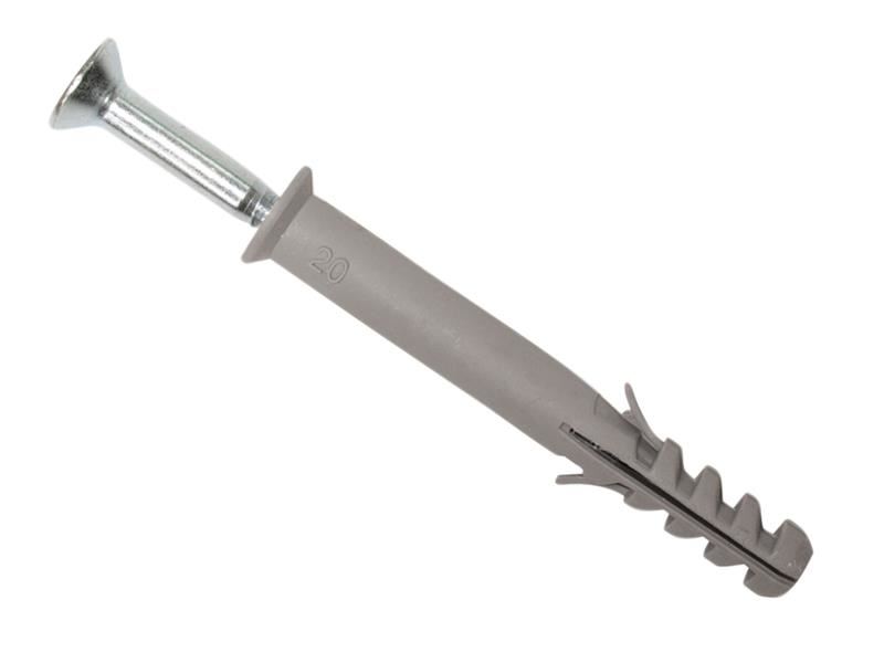 MASONMATE Fixação para Estruturas de Nylon 8x140mm, Caixa de 50