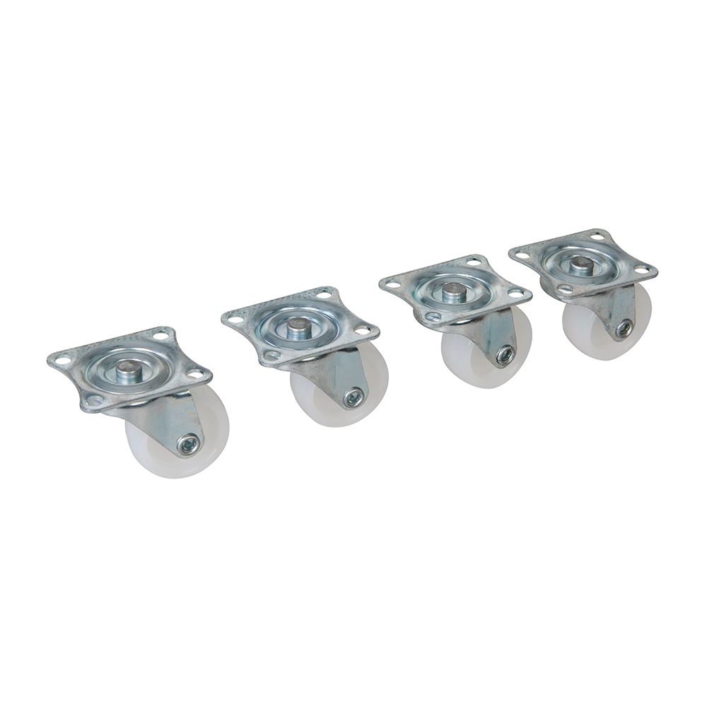 Fixman Swivel Castors 4-Pack, Light Duty, 31mm