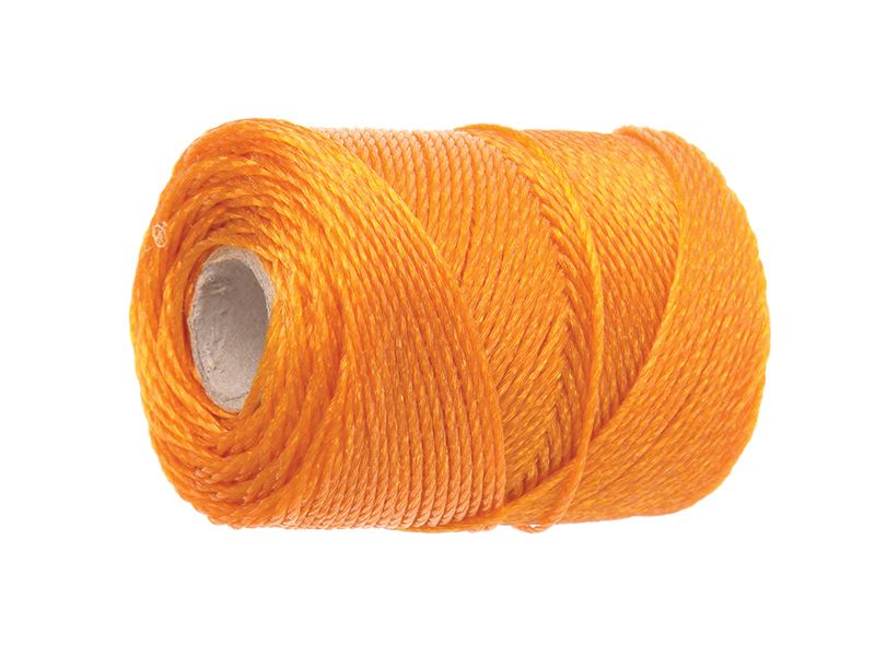 Faithfull 3100 Polyethylene Brick Line, 100m (330ft), Orange