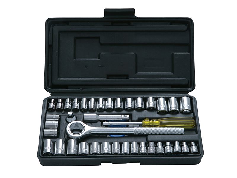 BlueSpot Mixed Drive Socket Set, 40 Piosa