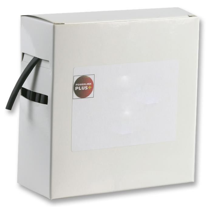 PRO POWER 2.4mm Zwarte Krimpkous, 2:1 Verhouding, 15m Verpakt