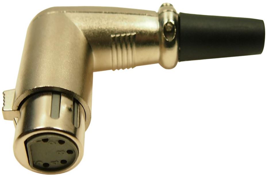 CLIFF ELECTRONIC COMPONENTS - 5-Polige XLR-Buchse im rechten Winkel