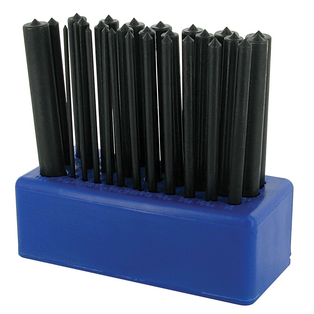 Silverline סט פנצות העברה 28 חלקים (3/32″-17/32″ / 2.4-13.4 מ״מ)