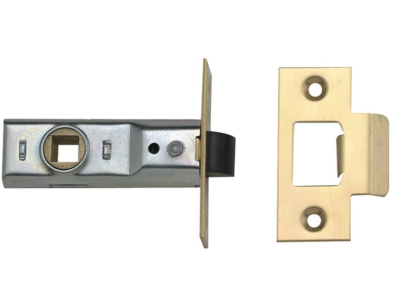 Yale M888 Tubular Mortice Latch, Polished Brass, 64mm, Pack of 3