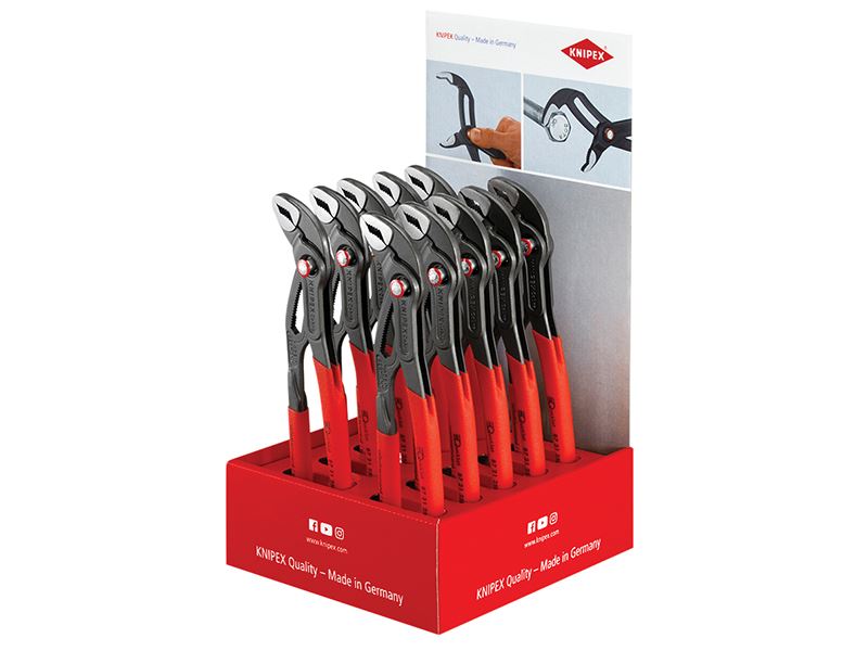 Knipex Cobra Quickset Waterpomptang Tegen Toonbank (10 stuks)