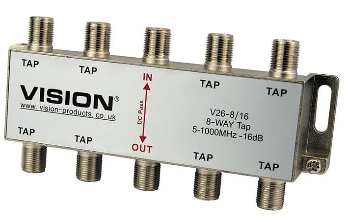VISION - 8-Laluan 15dB MATV Tap V26-8/16