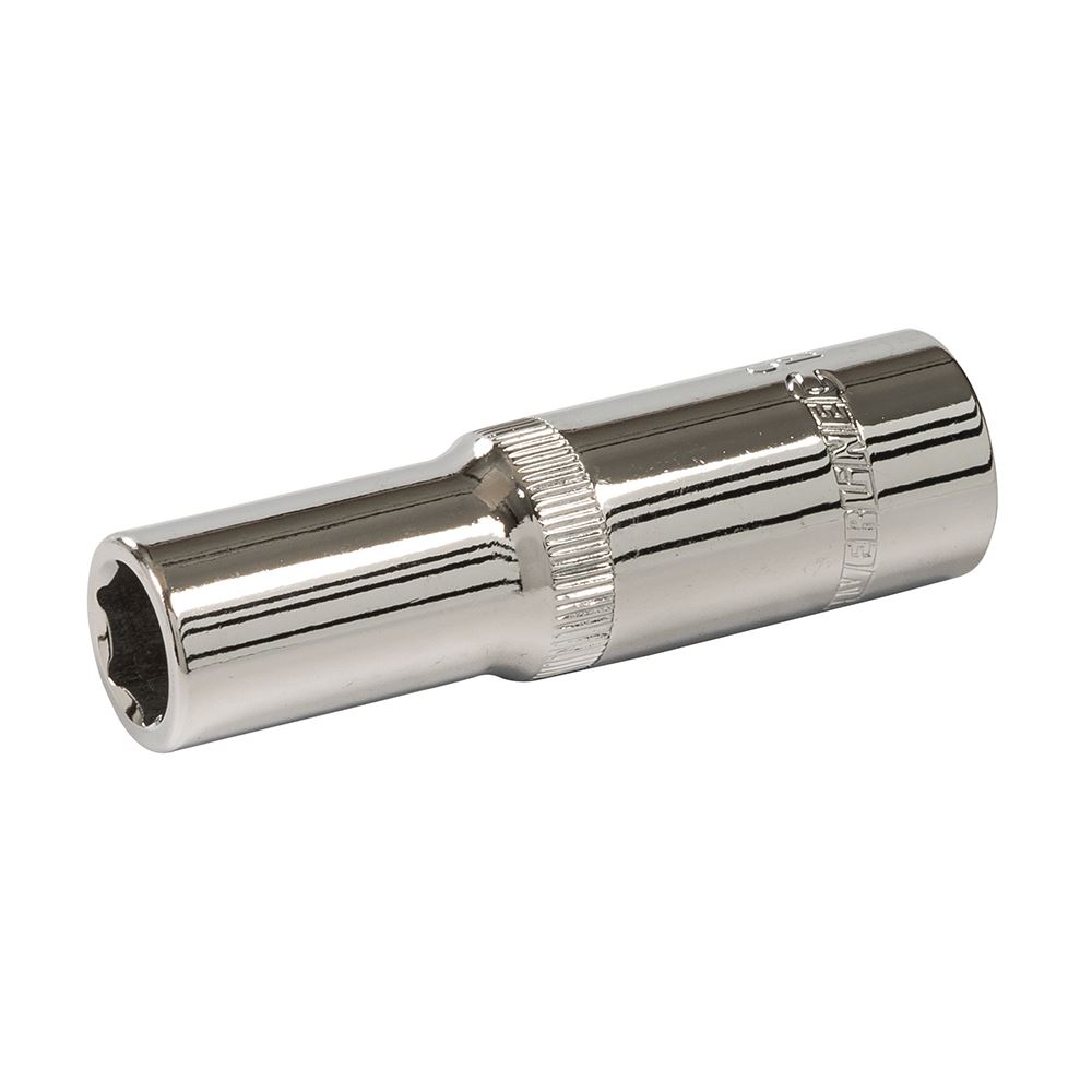 Silverline 1/2인치 드라이브 12mm 딥 소켓, 6포인트, 크롬 바나듐 강철
