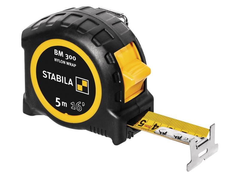 Stabila BM 300 Robust Pocket Tape, 5m/16ft, 27mm Wide, Class II