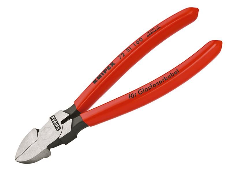 Knipex 72 51 160 Diagonaaltang voor vezeloptiek, 160mm