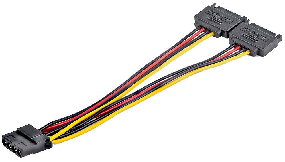 STARTECH - Adaptateur d’alimentation SATA double vers LP4, 150mm