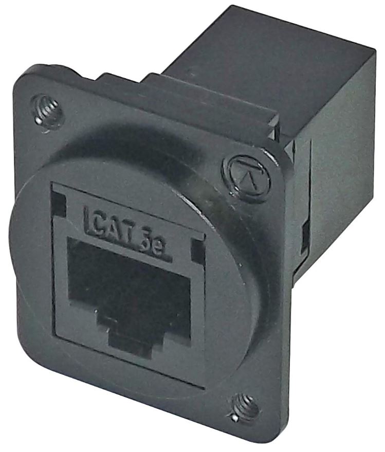 TUK - Cat5e Ungeschirmter RJ45 Keystone D Universalkupplung