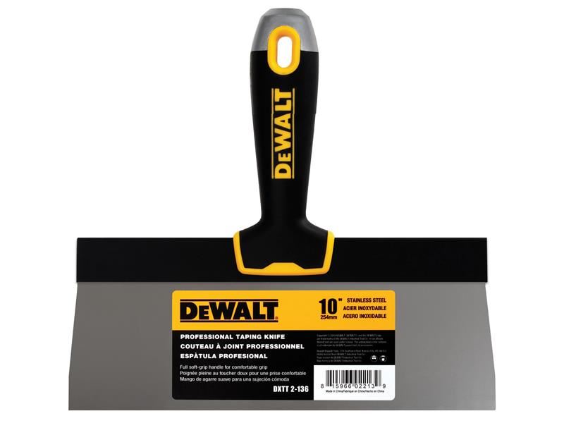 DEWALT Soft Grip Taping Knife 250mm (10in)