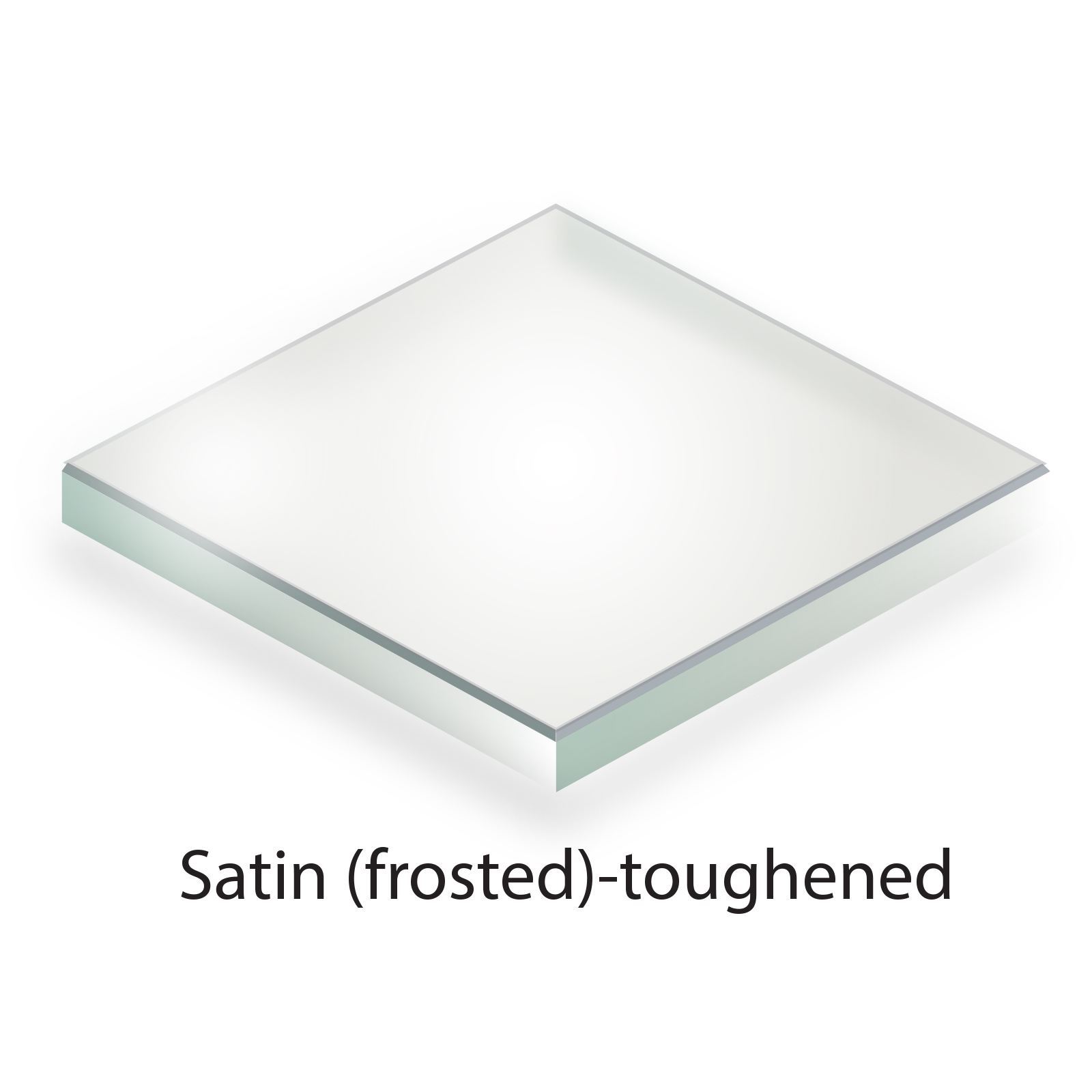 4mm Frosted Toughened Glass Table Top Protector