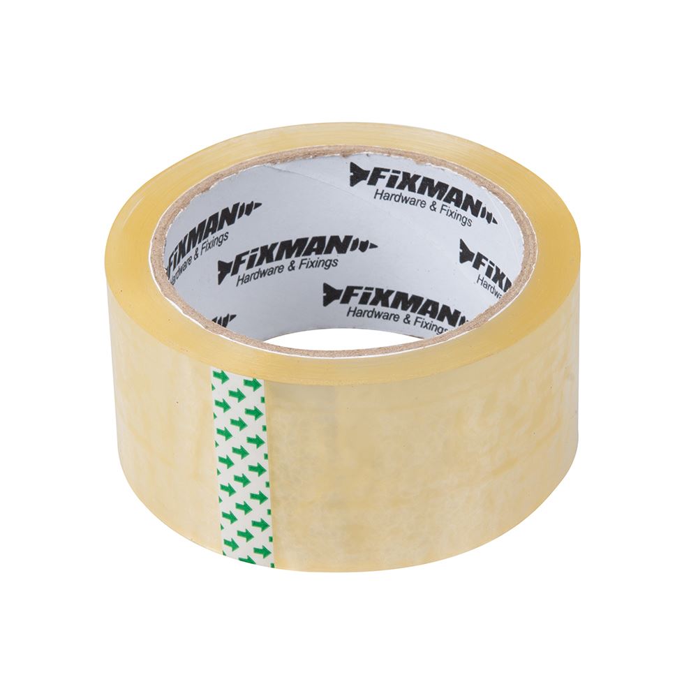 Fixman 48mm x 66m Clear Packing Tape