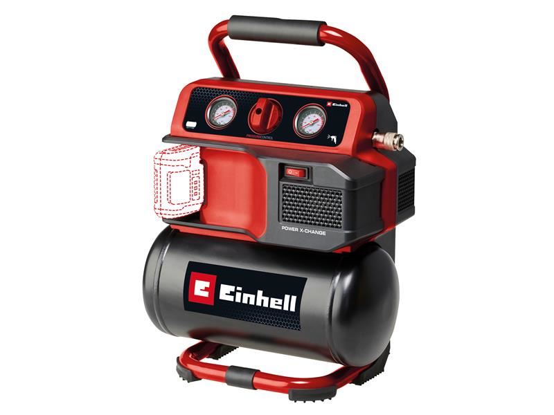 Einhell TE-AC 18/75 Li מדחס אוויר ה Power X-Change 18V ללא סוללה
