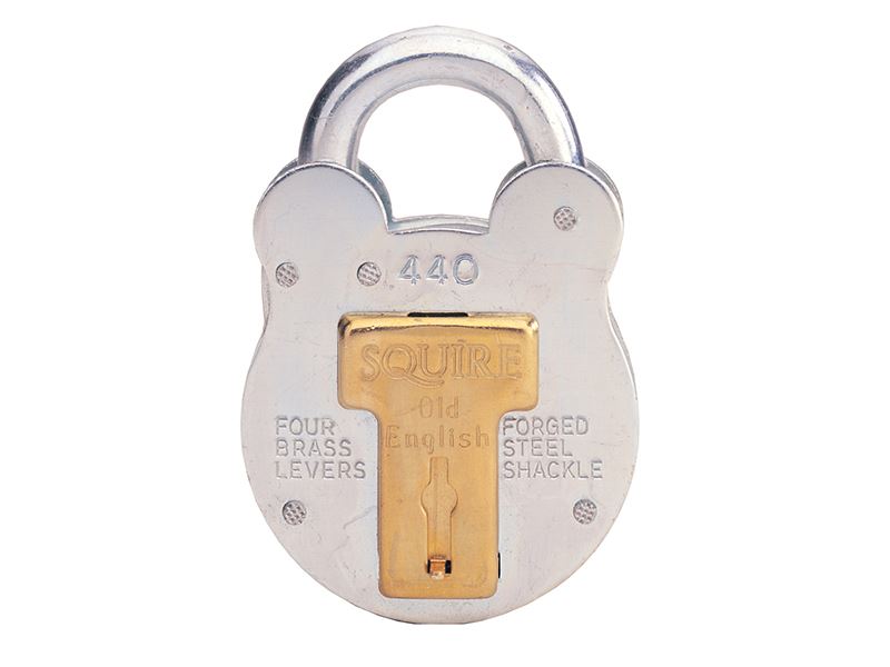 Squire 440KA Old English Padlock, Steel Case, 4 Lever, 51mm