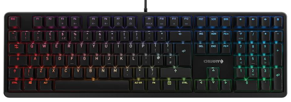 CHERRY G80-3000N RGB Mechanische Tastatur mit Cherry MX Red Switches