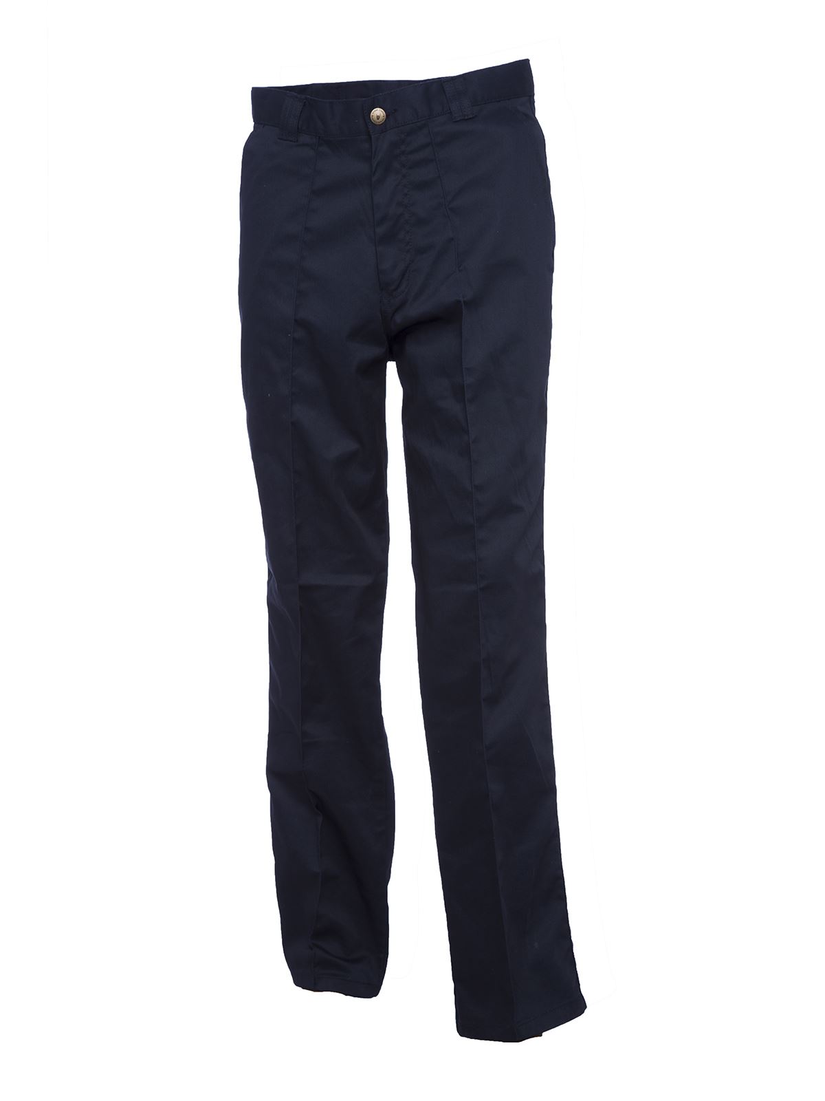 Uneek Unisex Workwear Trousers - Navy, Size 36, Poly-Cotton Blend