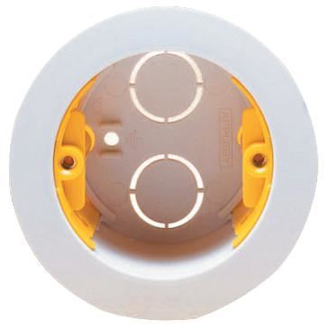 Appleby Circular Dry Lining Box, 35mm, Plastic, 80mm Diameter