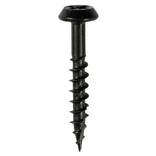 Timco Nízkoprofilové dešťové šrouby 4,0 x 40 mm, černé (balení 300 ks)