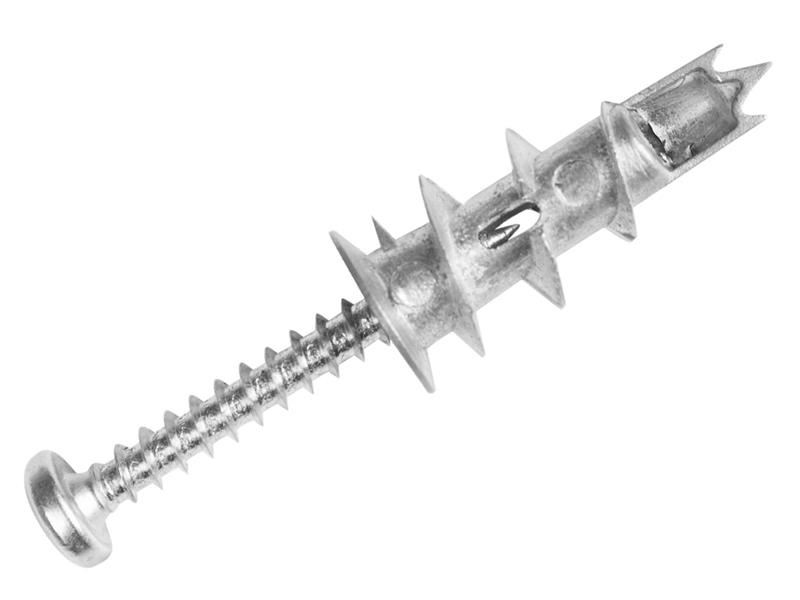 Rawlplug Metal Self-Drill Plasterboard Fixings, Pack of 6
