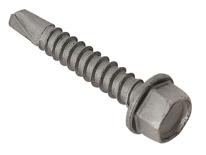 ForgeFix Tornillos Hexagonales TechFast para Cubiertas 5.5 x 32mm, Caja de 100