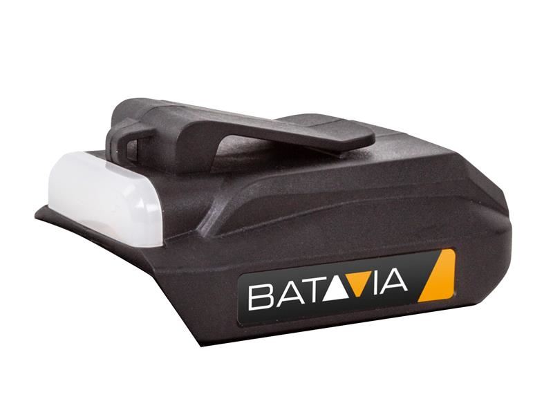 Batavia Adattatore USB e Torcia per Batteria 18V - Compatibile MAXXPACK
