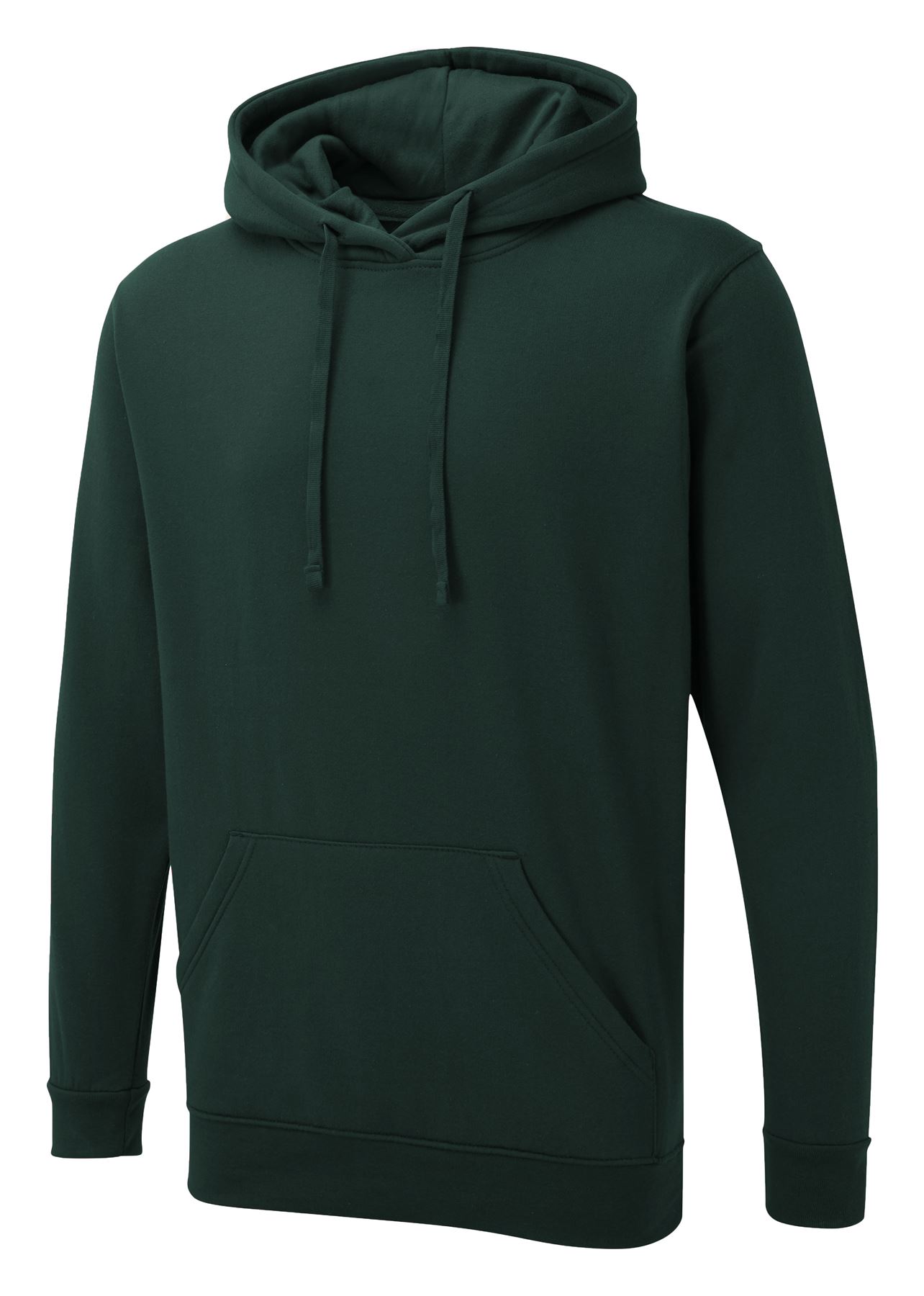 Uneek UX Hoodie, Bottle Green, 4XL - Reactive Dyed
