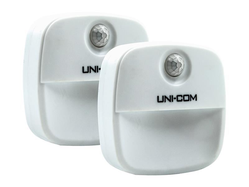 Uni-Com Sensor Lights 2-Pack, Motion-Activated