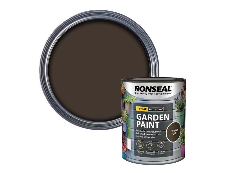 Ronseal Pintura para Jardín - Roble Inglés, 750ml