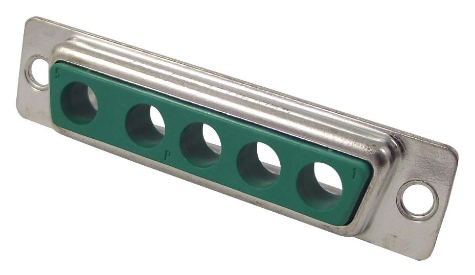 HARTING D-Sub konektor 5W5, ocelové tělo
