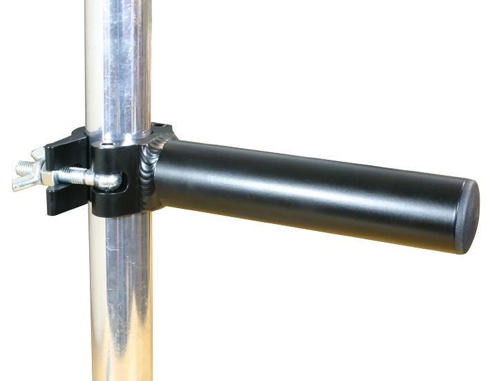 DOUGHTY 1000mm Boom Arm, Aluminium, 25kg SWL, Black