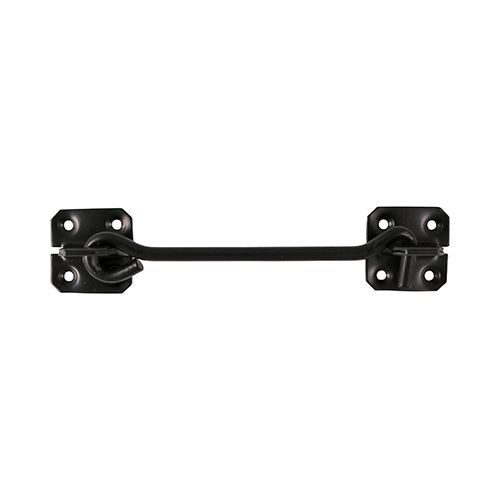 Timco Wire Pattern Cabin Hook, Black, 100mm (4 Inch)