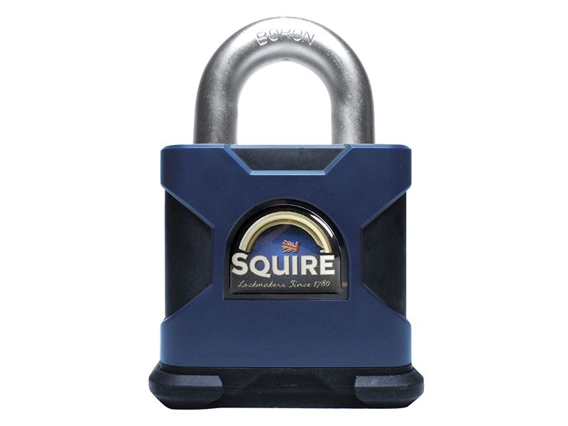 Squire SS80S Stronghold Sicherheitsschloss aus massivem Stahl 80mm CEN6, verbl