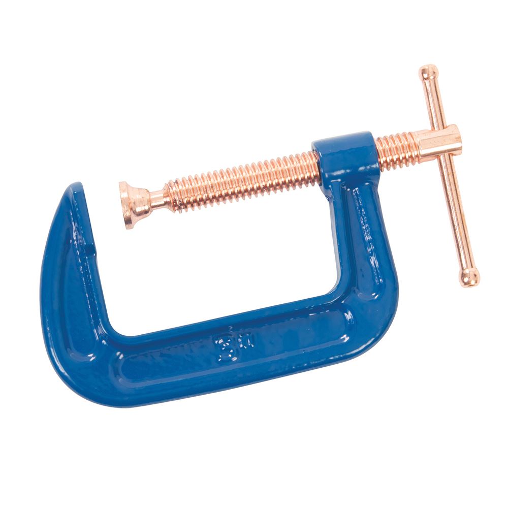 Silverline G-Clamp, Cast Iron, 75mm