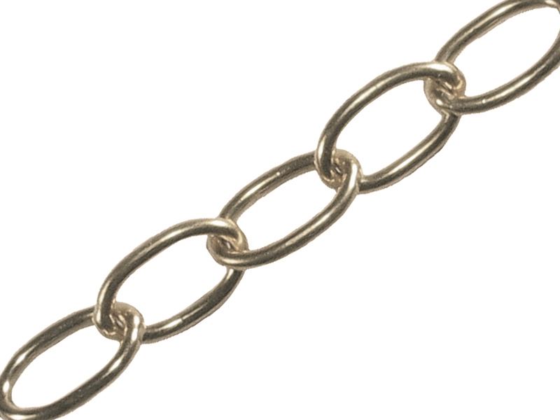 Faithfull Corrente Oval 1.8mm x 10m, Cromada