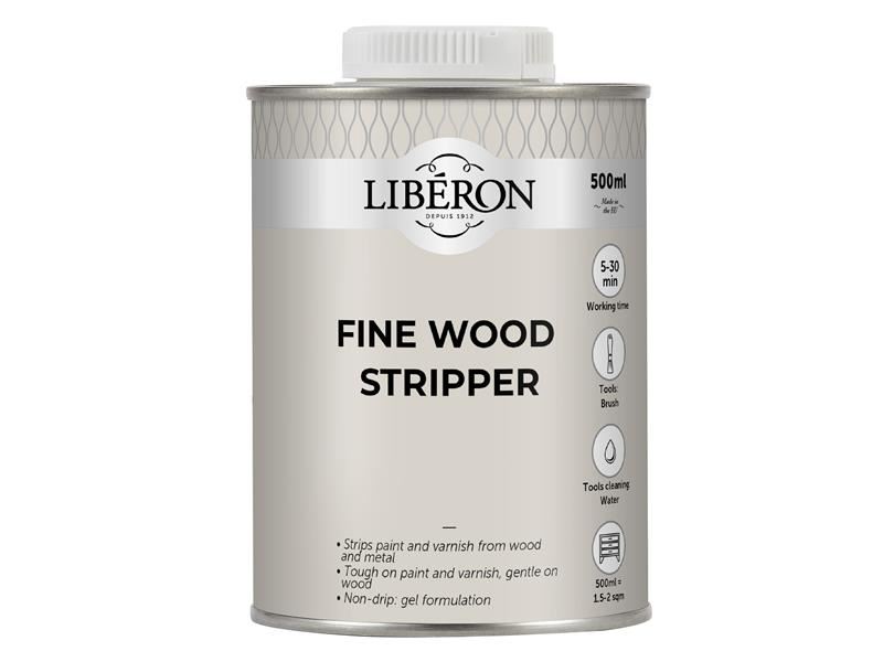 Liberon Fine Wood Stripper, 500ml, Paint & Varnish Remover