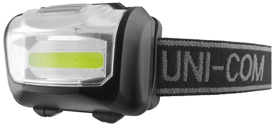 UNI-COM Lampe frontale LED 3W avec tête inclinable