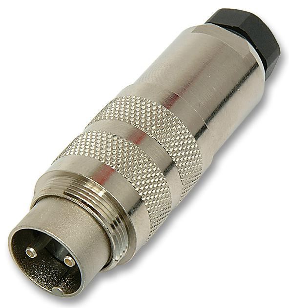 BINDER Connecteur circulaire blindé 5 voies, verrouillage M16, argenté