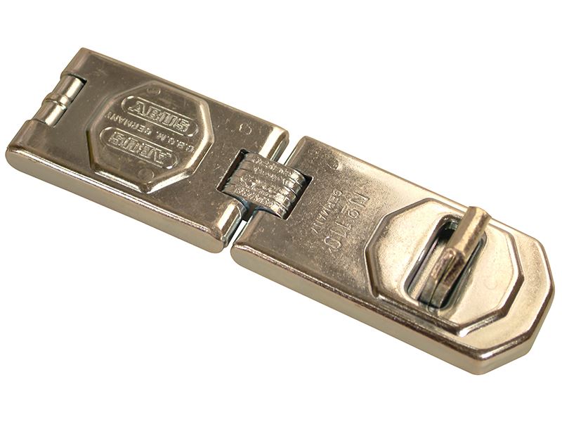 ABUS 110/155 Hinged Hasp & Staple, Steel, 155mm