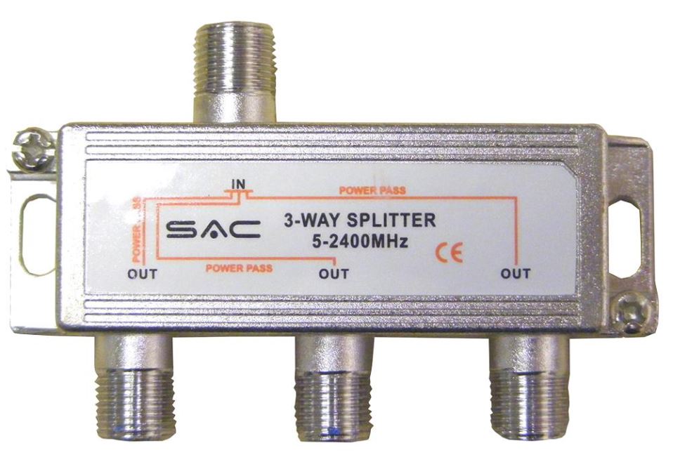 SAC - Scuabtheoir 3-Bhealach Indíste le Pas DC, 5-2450MHz