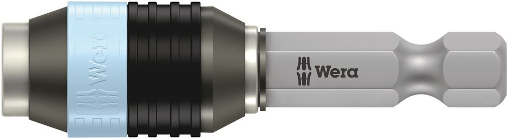 Wera Rapidaptor Universal Bit Holder, Stainless, 1/4” x 50mm