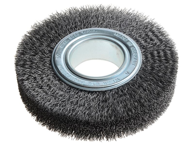 Lessmann Spazzola a Filo d'Acciaio, Diametro 150mm, Larghezza 30-32mm, Foro 50