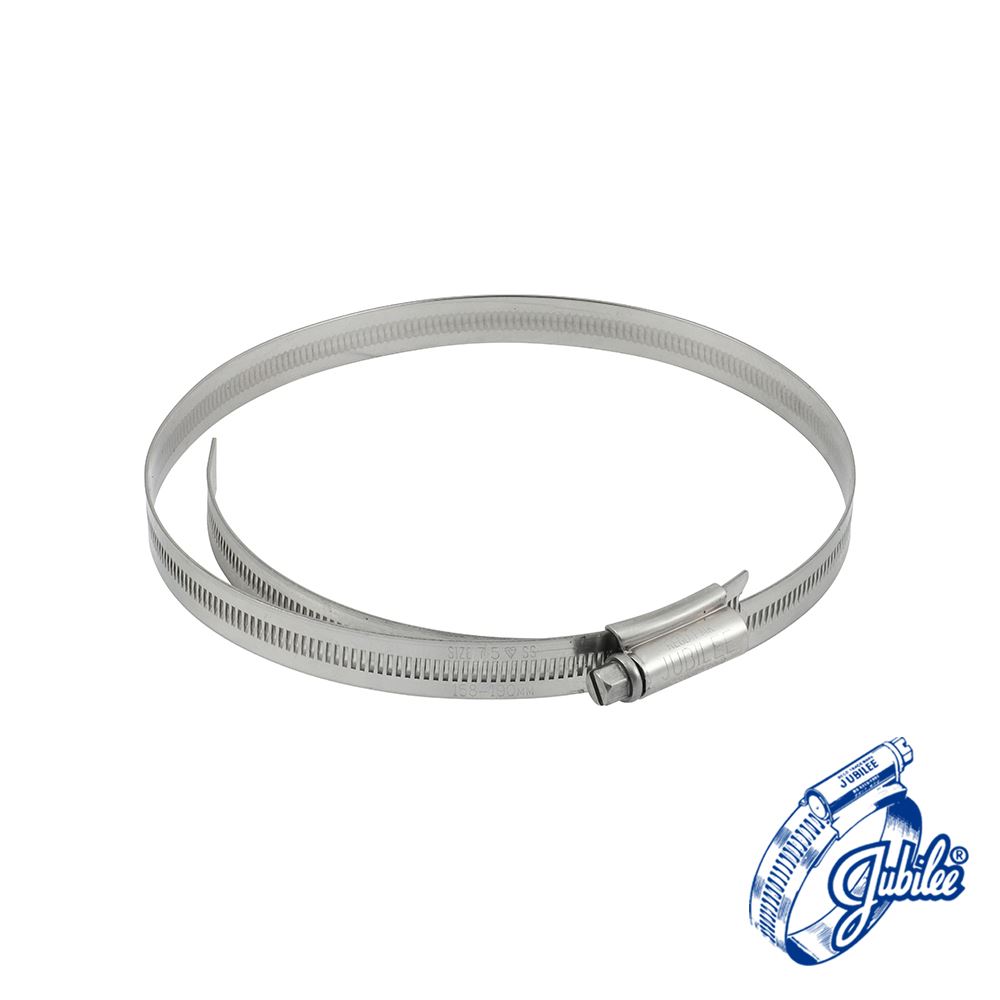 Jubilee Stainless Steel Hose Clip 158-190mm, 5-Pack