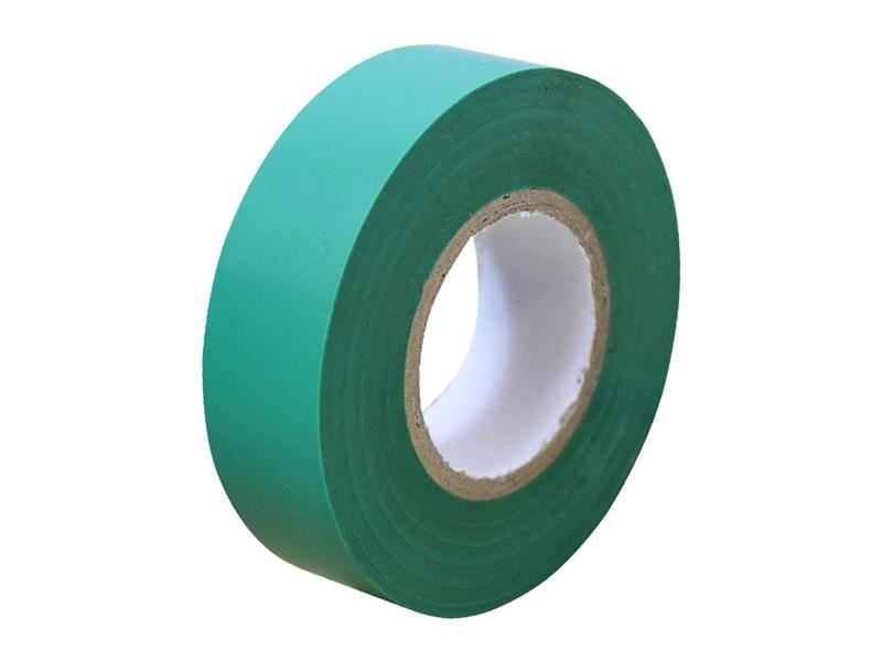 Faithfull Nastro Elettrico in PVC, Verde, 19mm x 20m